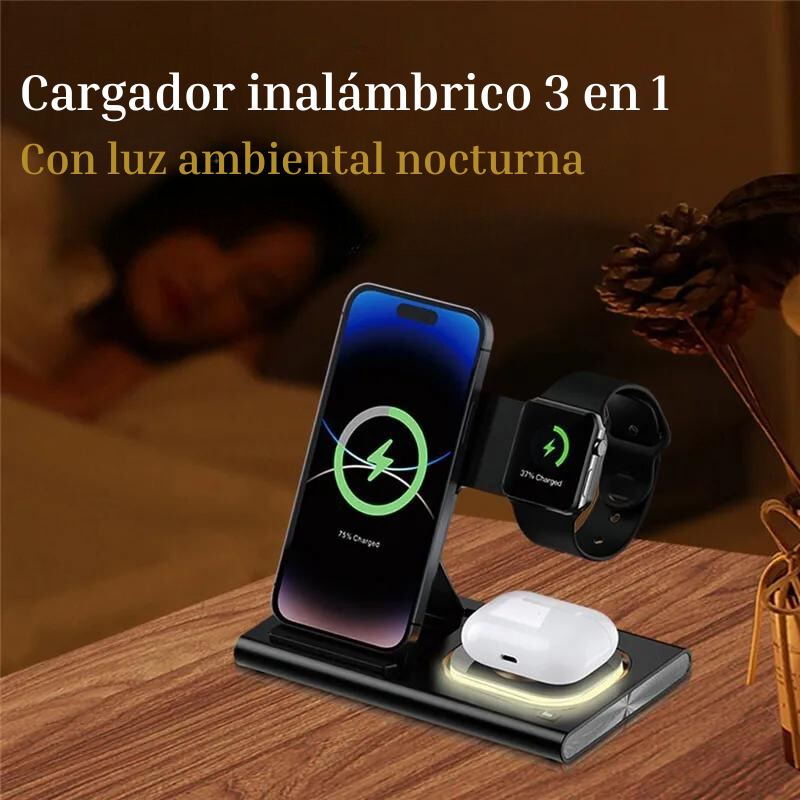 Cargador inalámbrico 3 en 1™