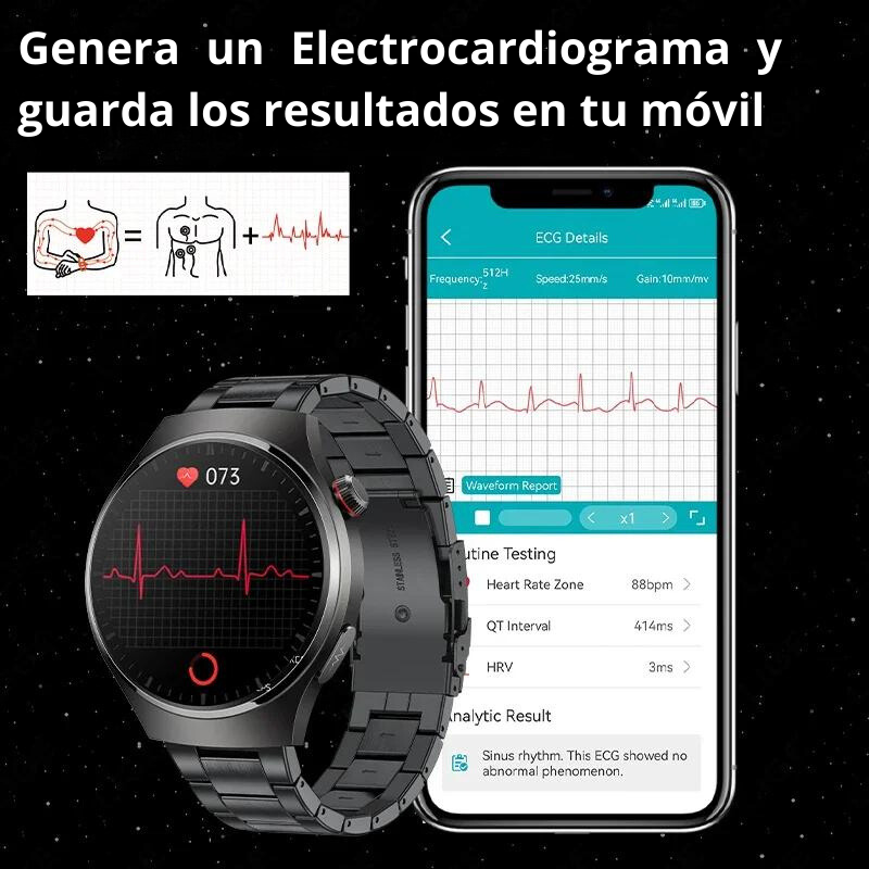 Smart Watch monitor de glucosa cardíaco™