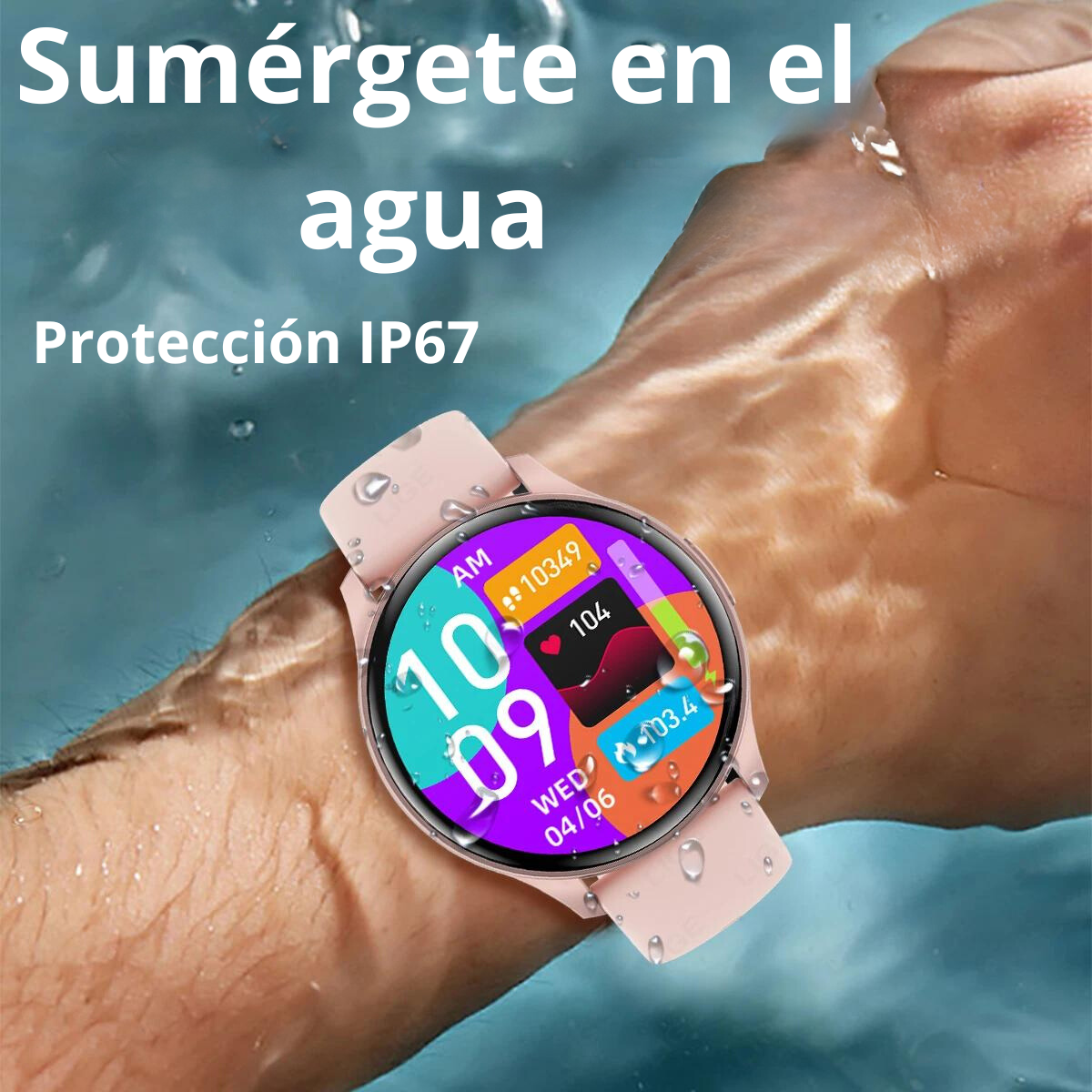 Smart watch con Monitor de Glucosa Cardíaco Mujer™