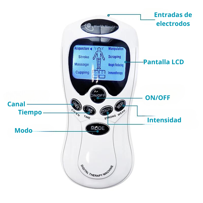 Electroestimulador TENS tratamiento del dolor™